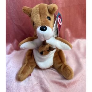 Aussie & Joey Full O'Beans plush toy Kangaroo and baby